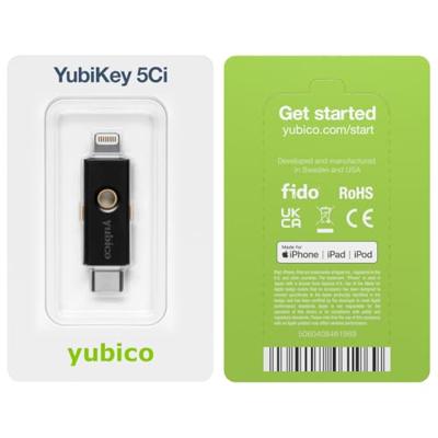 Yubico Passwordmanager USB-stick Zwart/goud