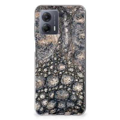 Motorola Moto G53 | TPU Hoesje | Krokodillenprint