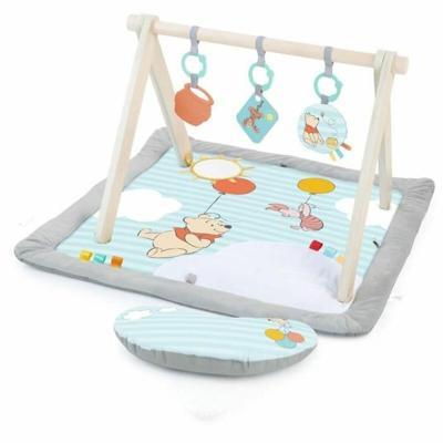Disney speelkleed, WINNIE THE POOH - BRIGHT STARTS - Once Upon a Tummy Time - Houten activiteitenboog - Blauw - Newborns en + Disney speelkleed, WINNIE THE POOH - BRIGHT STARTS - Once Upon a Tummy Time - Houten activiteitenboog - Blauw - Newborns en +