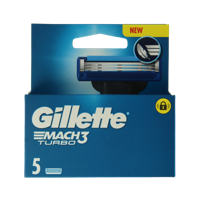 Gillette Mach3 turbo mesjes 5 Stuks - thumbnail