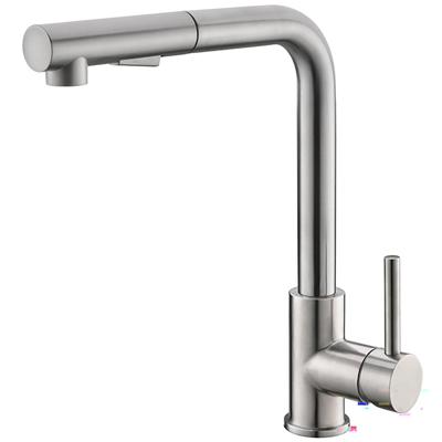 Wiesbaden Reno Twenty Keukenkraan met Uittrekbare Handdouche - Geborsteld RVS