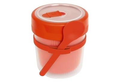 Rotho Memory Thermosbeker + Lepel 0.5L Rood