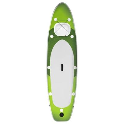 Stand Up Paddleboardset opblaasbaar 330x76x10 cm groen - thumbnail