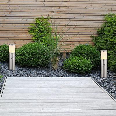 Globo RVS terraslampXeloo 50 cm - met sensor - 32015S