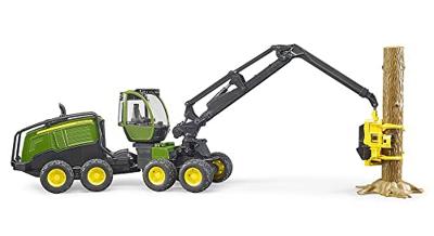 Bruder John Deere Harvest 1270 G met boomstam
