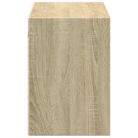 Tv-wandmeubel met LED-verlichting 100x31x45 cm sonoma eiken - thumbnail