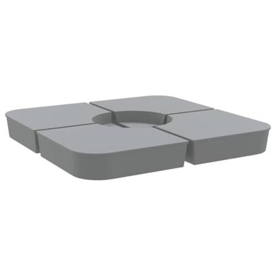 VidaXL 4-delige set parasolvoeten voor kruisvoet parasol 100 kg pp VidaXL 4-delige set parasolvoeten voor kruisvoet parasol 100 kg pp