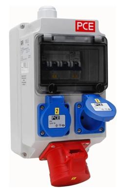 Kopp CEE wandverdeler 1xCEE 5P/16A/400V + 2xWCD - 6316165