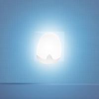 Automatische nachtlamp PABOBO wit - thumbnail