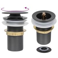 VidaXL Afvoer pop-up zonder overloop 6,4x6,4x9,1 cm grijs - thumbnail