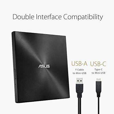 Asus SDRW-08U9M-U Externe DVD-brander Retail USB-C Zwart