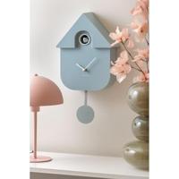 Karlsson - Wandklok Modern Cuckoo - Blauw - 8,5x21,5x41cm - thumbnail