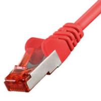 Digitus DK-1644-020/R RJ45 Netwerkkabel, patchkabel CAT 6 S/FTP 2.00 m Rood Halogeenvrij, Verdraaide paren, Snagless, Vlambestendig 1 stuk(s) - thumbnail