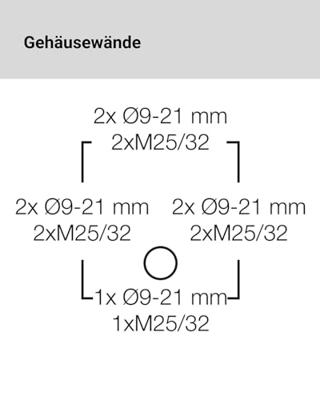 Hensel DK 1010 G Aftakkast (l x b x h) 180 x 130 x 77 mm Grijs IP66 1 stuk(s)