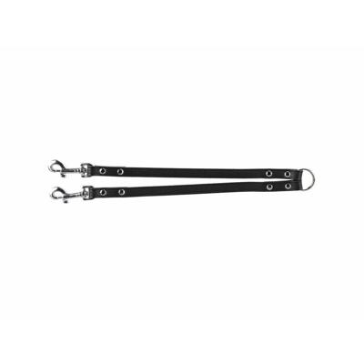 TRIXIE HONDENRIEM KOPPELLIJN BASIC LEER ZWART 30X1,3 CM