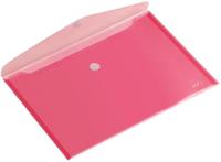 Enveloptas Europel A5 250x180mm dwars transparant rood | 10 stuks - thumbnail