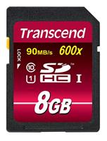 Transcend Ultimate SDHC-kaart Industrial 8 GB Class 10, UHS-I - thumbnail