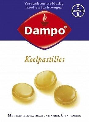 Dampo Keelpastilles Kamille, Honing & Vitamine C
