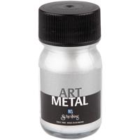 Creativ Company Hobbyverf metallic zilver, 30ml - thumbnail