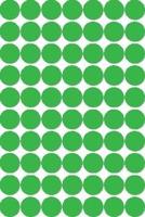 Apli ronde etiketten in etui diameter 19 mm, groen, 560 stuks, 70 per blad - thumbnail