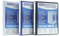 DONAU personaliseerbare ringmap, PP, ft A4, 4 D-ringen van 20 mm, wit - thumbnail