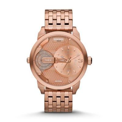 Diesel heren DZ7318 The Daddies Series analoog display analoog kwarts Rosegoud wa