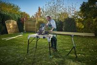 Wolfcraft 6909000 Master work 1600 mobiele werktafel 21 kg Zwart, Zilver - thumbnail