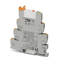 Phoenix Contact PLC-RPT- 24DC/21AU/MS Relaismodule Nominale spanning: 24 V/DC Schakelstroom (max.): 50 mA 1x wisselcontact 1 stuk(s) - thumbnail