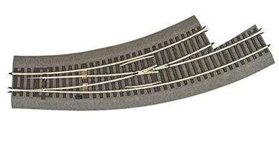 H0 RocoLine (met ballastbed) 42572 Gebogen wissel, Links 1 stuk(s)