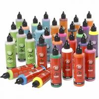 Creotime 3D liner 100 ml 30 stuks multicolor - thumbnail