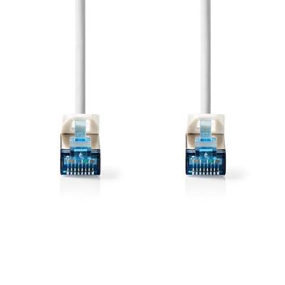 CAT6a netwerkkabel | S/FTP | RJ45 Male | RJ45 Male | 3.00 m | Snagless | Rond | LSZH | Wit