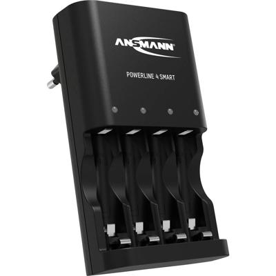 Ansmann Powerline 4 Smart Batterijlader NiCd, NiMH AAA (potlood), AA (penlite) Ansmann Powerline 4 Smart Batterijlader NiCd, NiMH AAA (potlood), AA (penlite)