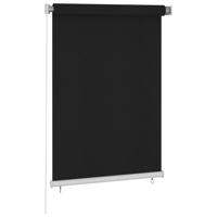 VidaXL Rolgordijn voor buiten 105(b)x140(h) cm zwart - thumbnail