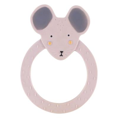 Trixie natuurlijk rubber ronde bijtring - mrs. mouse Trixie natuurlijk rubber ronde bijtring - mrs. mouse
