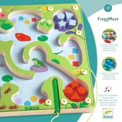 Magnetisch doolhof - FrogyMaze - DJECO meerkleurig Magnetisch doolhof - FrogyMaze - DJECO meerkleurig