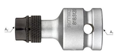 Rotec Bithouderdop 1/2"-1/4" snelspan