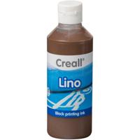 Creall lino blockprintverf bruin, 250ml - thumbnail