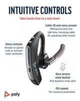 POLY VOYAGER 5200 UC Headset Draadloos oorhaak Kantoor/callcenter Bluetooth Zwart - thumbnail