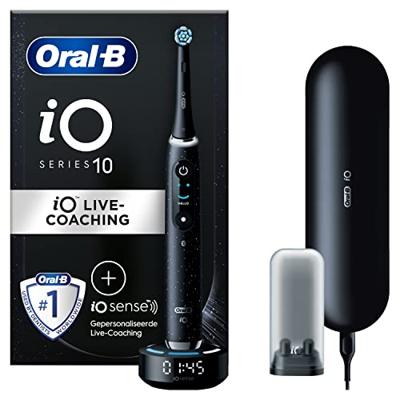 Oral-B iO Series 10 Volwassene Roterende-oscillerende tandenborstel Zwart