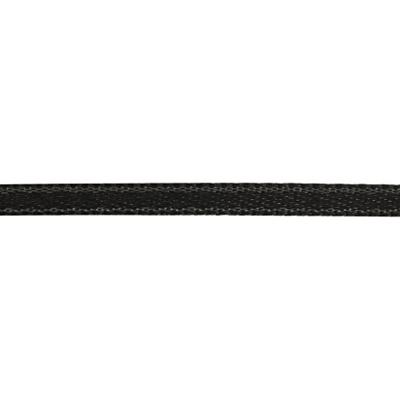 Creativ Company Satijnlint, b: 3 mm, zwart, 15 m/ 1 rol