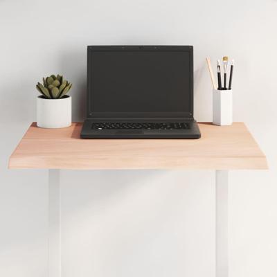 Tafelblad natuurlijke rand 60x40x2 cm massief eikenhout Tafelblad natuurlijke rand 60x40x2 cm massief eikenhout