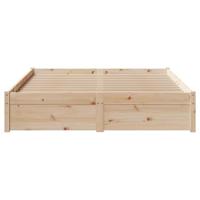 Bedframe zonder matras massief grenenhout 135x190 cm - thumbnail