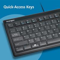 Kensington Advance Fit USB Ultra Slim toetsenbord - thumbnail