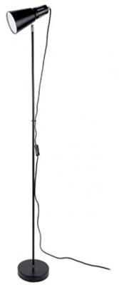 Leitmotiv Vloerlamp Mini Cone, Ijzer, Zwart