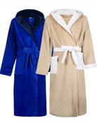 Zand badjas met capuchon-xl/xxl - thumbnail