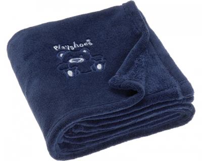 Playshoes fleece babydeken Beer Marine-75x100 cm
