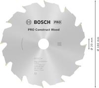 Bosch Accessoires Cirkelzaagblad Construct Wood 160 x 20/16 x 2,6 mm, 12 1st - 2608640630 - thumbnail