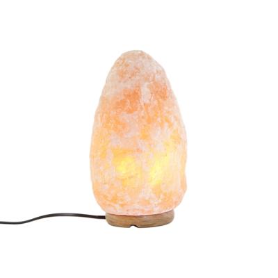 Bureaulamp DKD Home Decor Roze Zout Acacia 220 V 16 x 16 x 25 cm