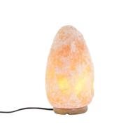 Bureaulamp DKD Home Decor Roze Zout Acacia 220 V 16 x 16 x 25 cm - thumbnail