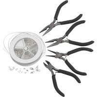 Creativ Company Sieraden maken kit, verzilverd, 1 set - thumbnail